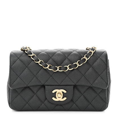 Chanel Caviar Quilted Mini Rectangular Flap Black 1 of 12