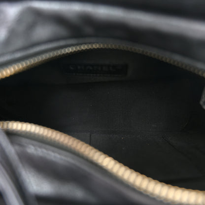 Chanel Iridescent Aged Calfskin Quilted Small Gabrielle Hobo Black 4 of 11