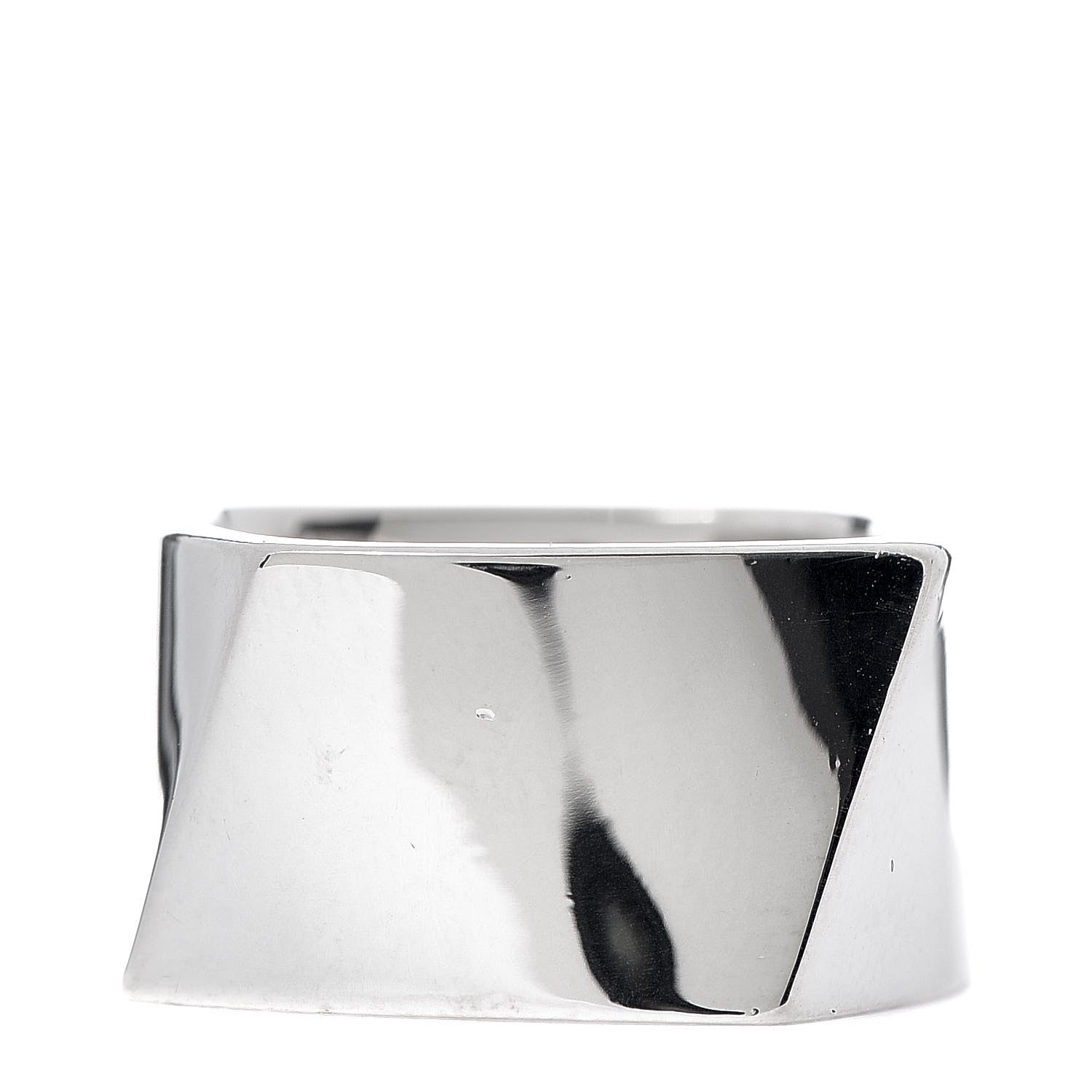 Tiffany Sterling Silver Frank Gehry Torque Wide Band Ring 53 6.5 1 of 4