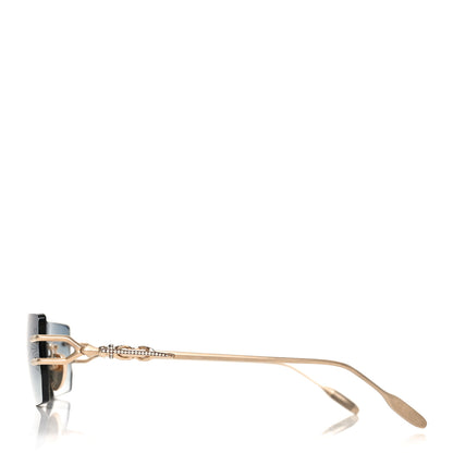 Chrome Hearts Metal Lordie Sunglasses Blue Gold 5 of 14