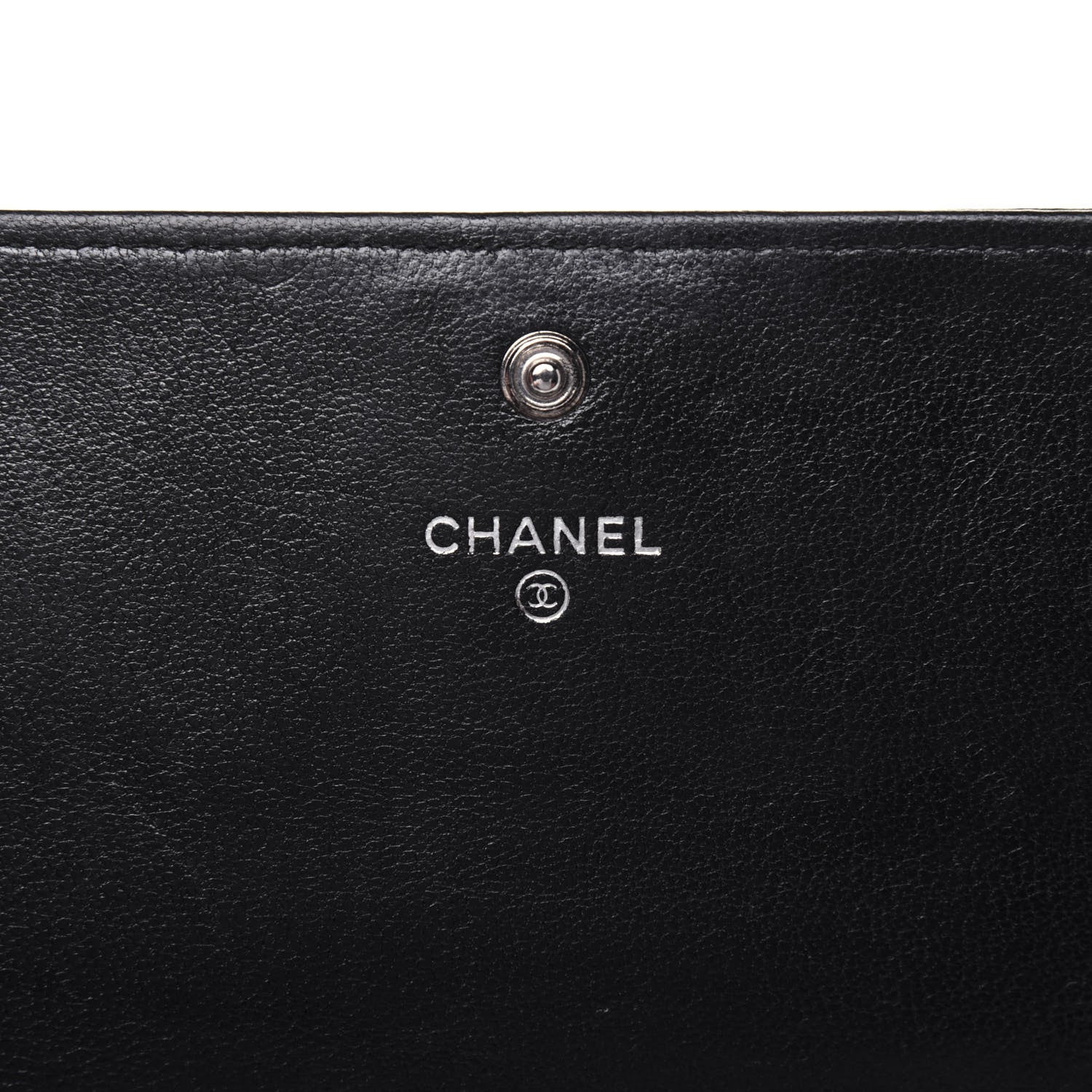 Chanel Sheepskin Quilted Mademoiselle Vintage Flap Wallet Black 5 of 14