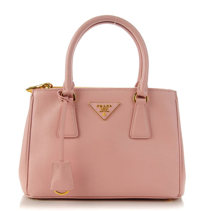 Prada Saffiano Mini Galleria Double Zip Tote Orchidea 1 of 9