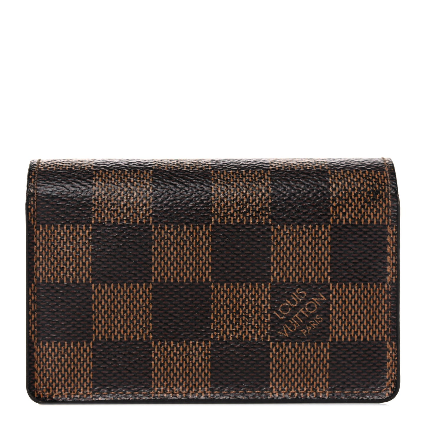 Damier Ebene Business Card Holder
