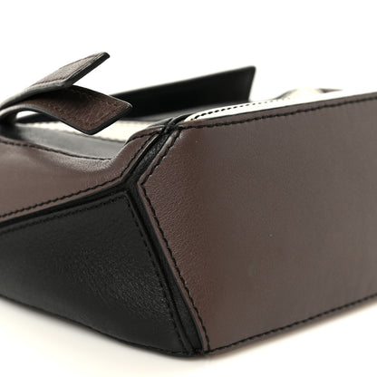Loewe Calfskin Mini Puzzle Bag Black Taupe 10 of 11