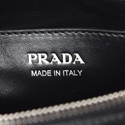 Prada Soft Calfskin Impunture Diagramme Belt Bag Black 7 of 9