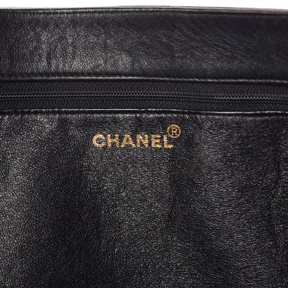 Chanel Lambskin CC Tote Black 6 of 10