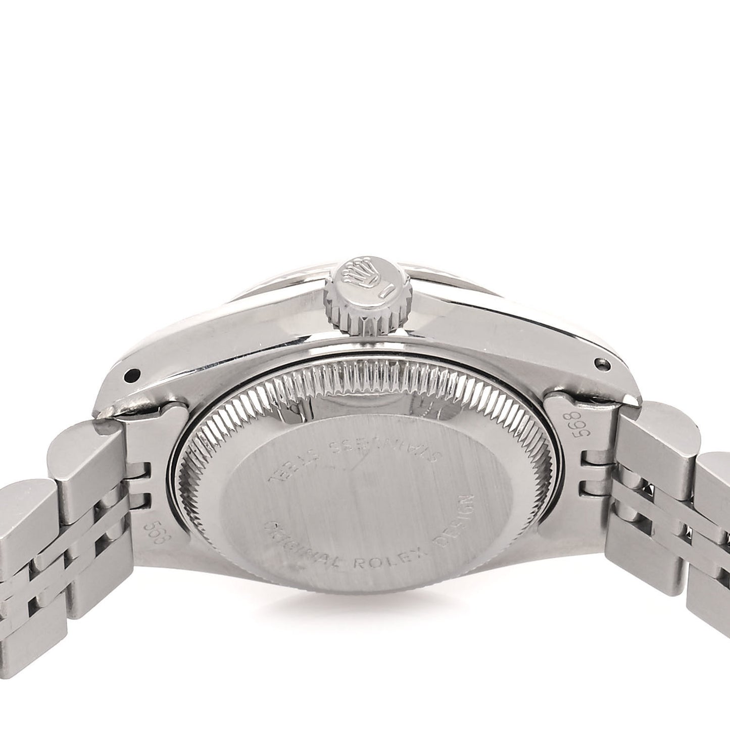 Stainless Steel 18K White Gold Diamond 26mm Oyster Perpetual Datejust Watch Silver 69174