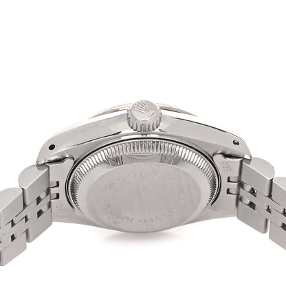 Rolex Stainless Steel 18K White Gold Diamond 26mm Oyster Perpetual Datejust Watch Silver 69174 4 of 4