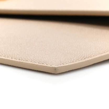 Saint Laurent Grain De Poudre Uptown Pouch Dark Beige 8 of 9