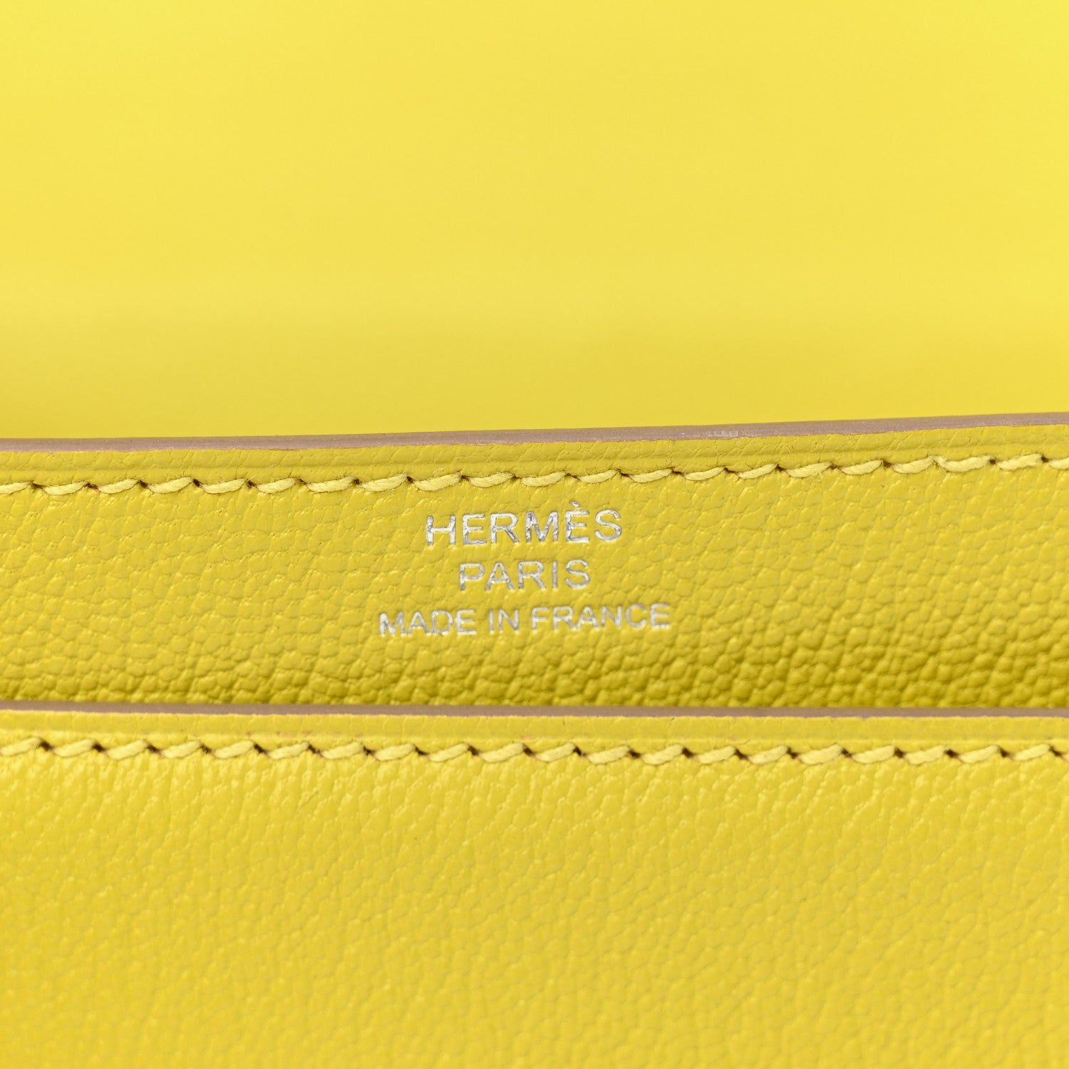 Hermes Chevre Mysore Mini Verrou Chaine Bag Lime 6 of 11