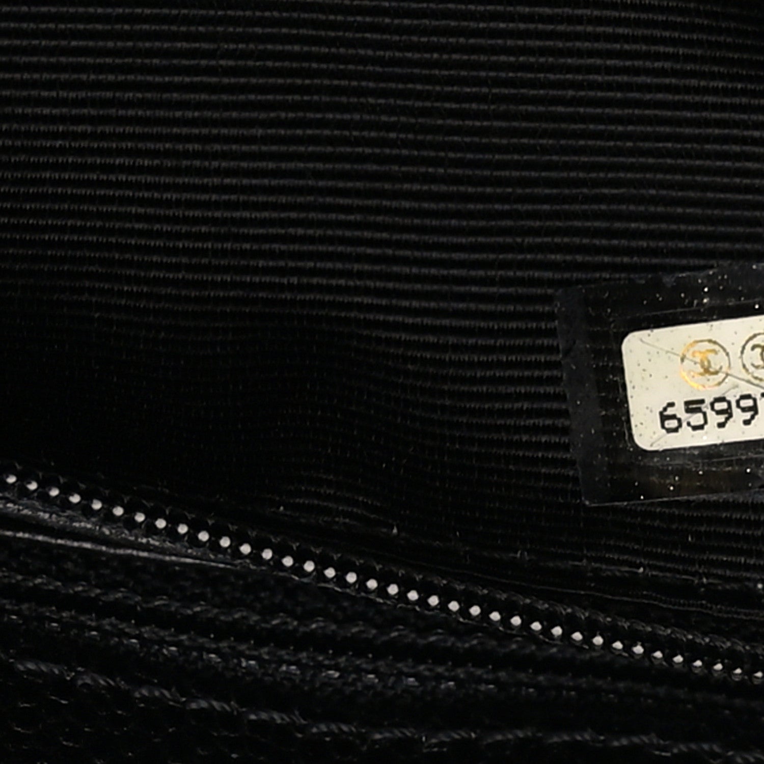 Chanel Caviar Quilted Wood XL Grand Shopping Tote GST Black 8 of 12