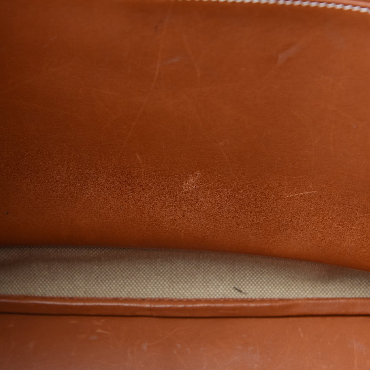 Toile Natural Barenia Flag Birkin 40 Fauve