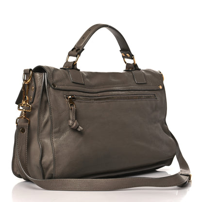 Proenza Schouler Lambskin Medium PS1 Satchel Smoke 3 of 8