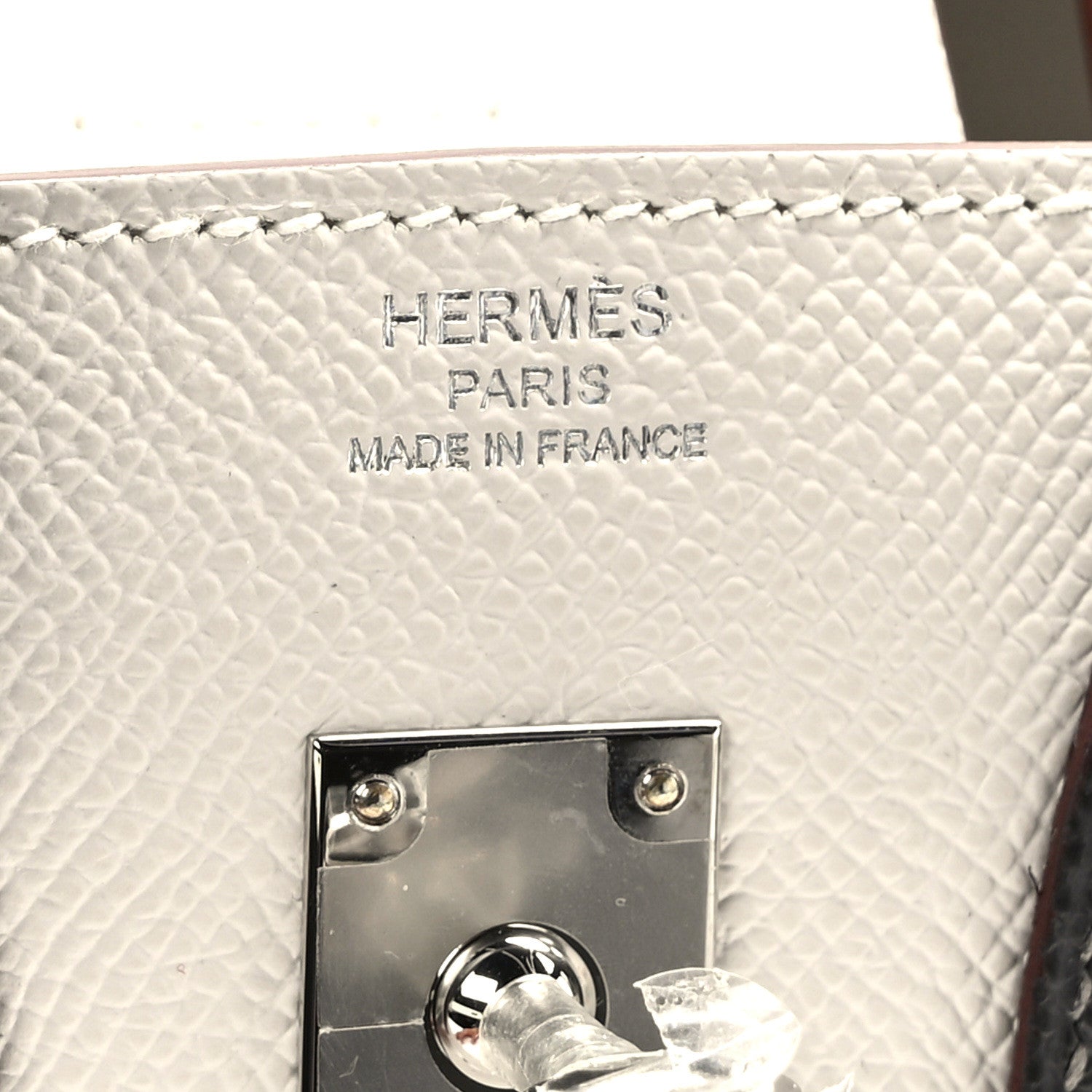 Hermes Epsom Tri-Color Birkin 25 Gris Pale Vert Fizz Graphite 6 of 11