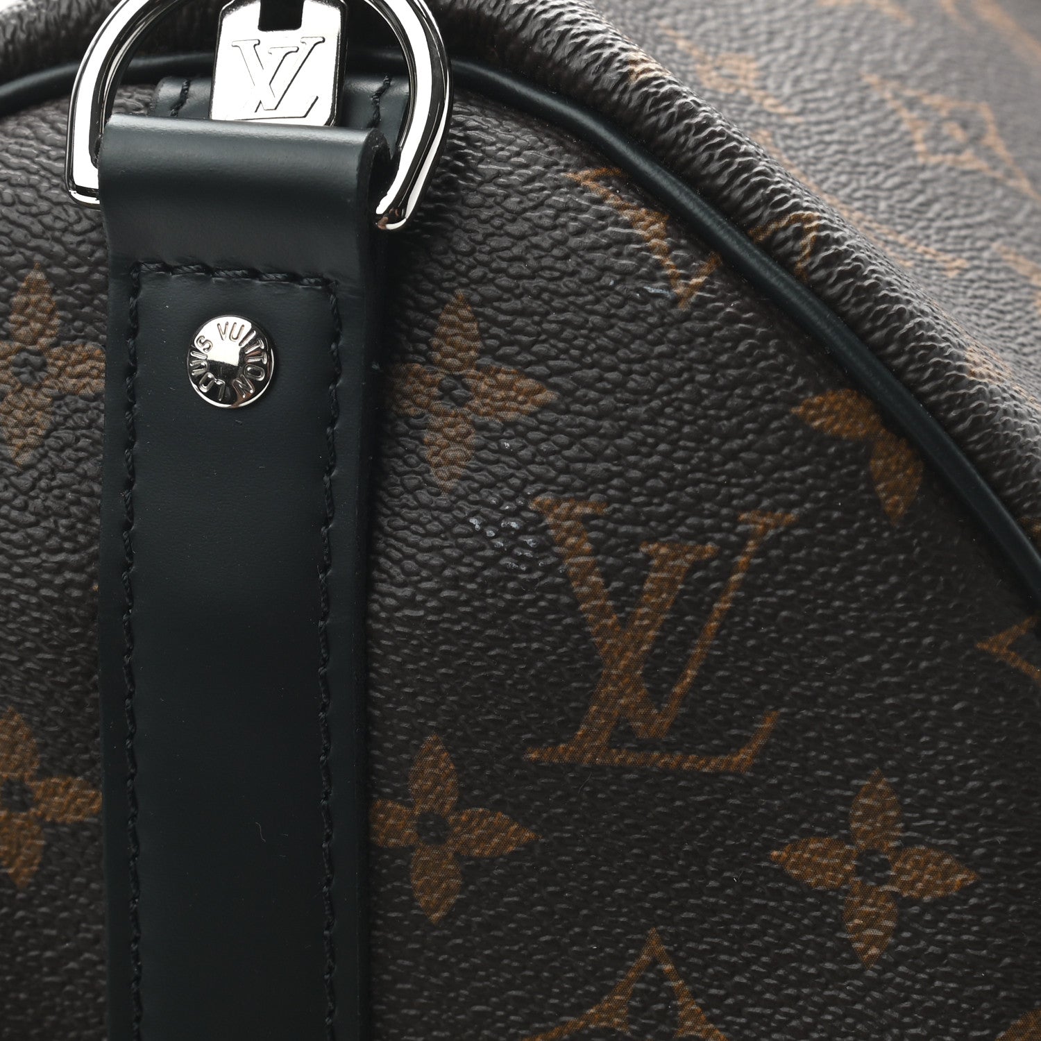 Louis Vuitton Monogram Macassar Keepall Bandouliere 45 9 of 9