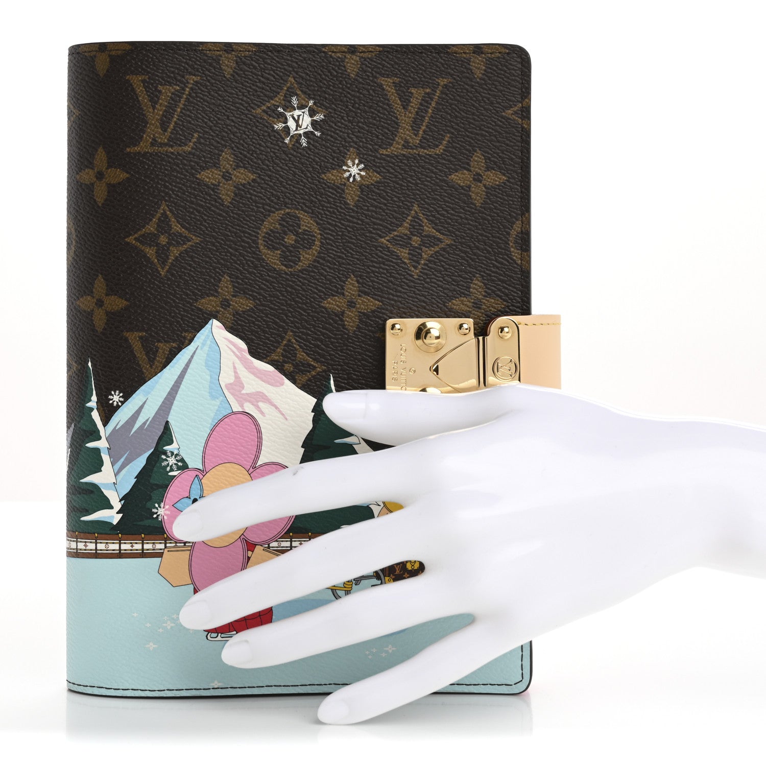 Louis Vuitton Monogram 2023 Christmas Animation Alpine Notebook Cover 2 of 10