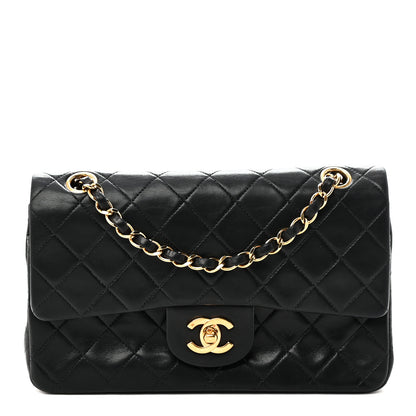 Chanel Lambskin Quilted Small Double Flap Black 1 of 11