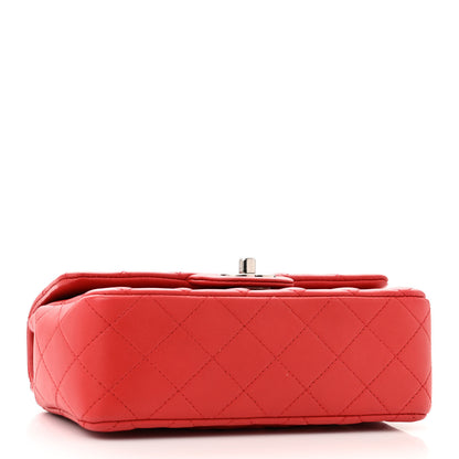 Chanel Lambskin Quilted Mini Rectangular Flap Red 4 of 10