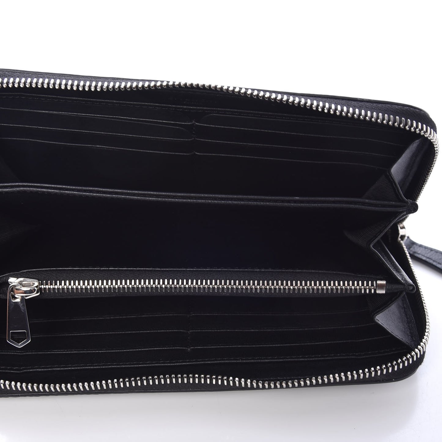 Sugar Goatskin Pandora Zip Around Wallet Black