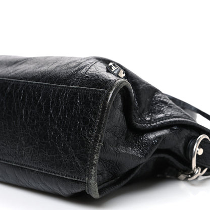 Balenciaga Agneau Arena Silver Hardware Small Le City Black 10 of 10