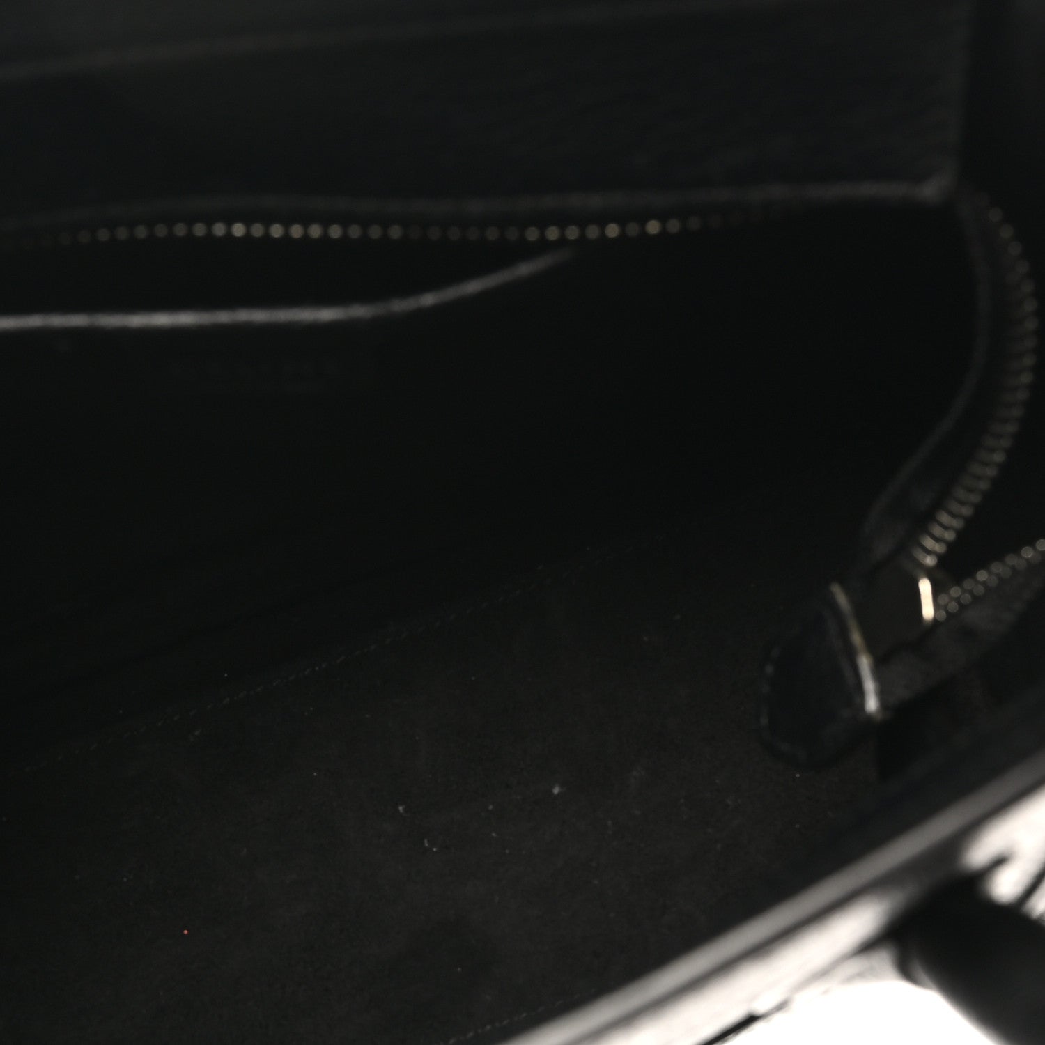 Celine Drummed Calfskin Nano Luggage Black 5 of 11