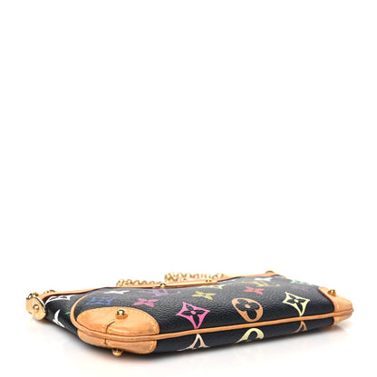 Louis Vuitton Monogram Multicolor Pochette Milla MM Black 4 of 9