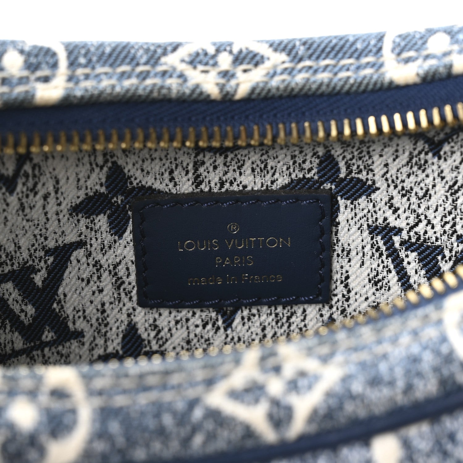 Louis Vuitton Monogram Jacquard Denim Loop Bleu 1847560 – FASHIONPHILE