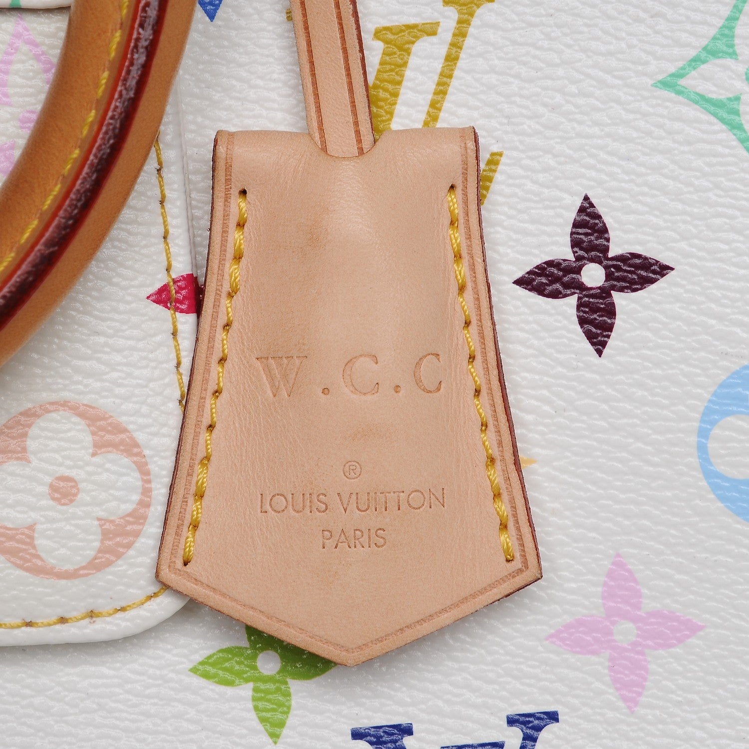 Louis Vuitton Monogram Multicolor Alma GM White 7 of 9