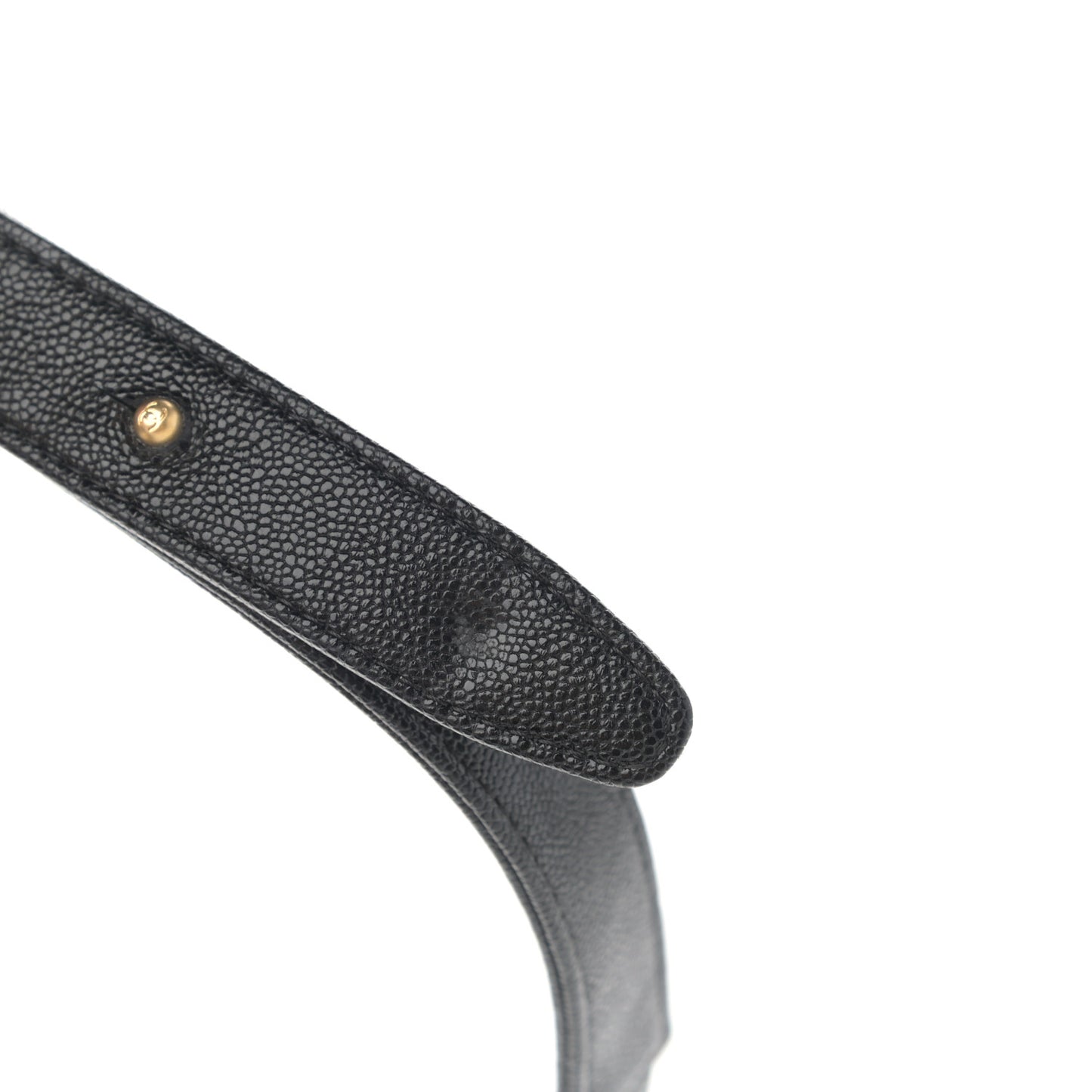 Caviar Quilted North South Boy Flap Black