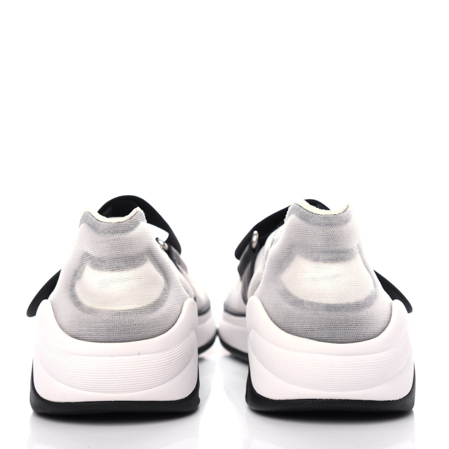 Chanel Mesh Lycra CC Sneakers 38.5 Black 7 of 10