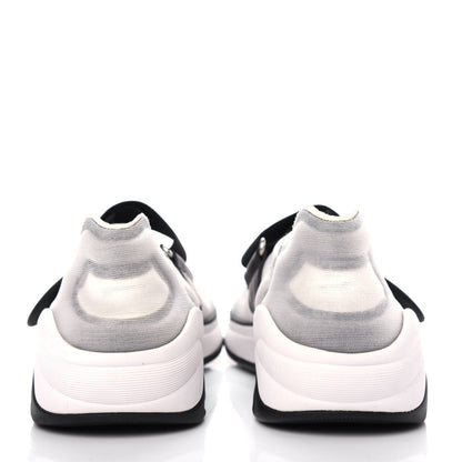 Chanel Mesh Lycra CC Sneakers 38.5 Black 7 of 10