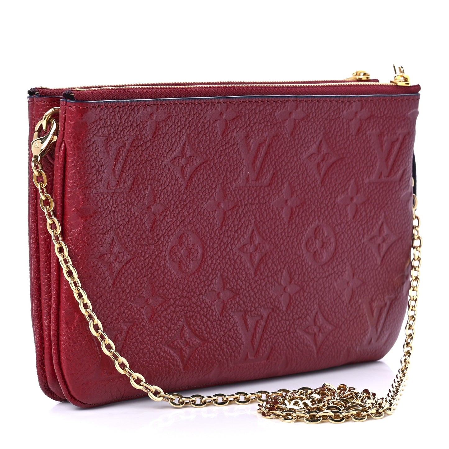Empreinte Double Zip Pochette Cherry Berry