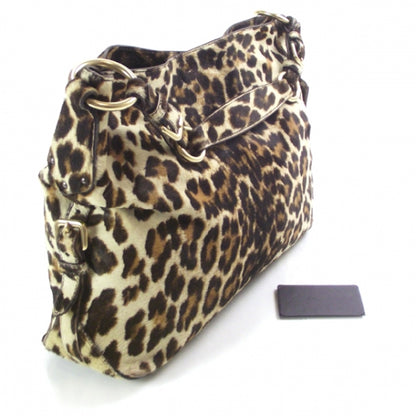 Prada Calf Hair Leopard Print Shoulder Bag 3 of 10