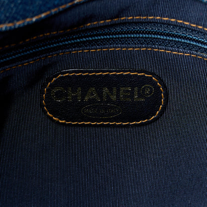 Chanel Denim Tortoise Timeless CC Tote Blue 6 of 10