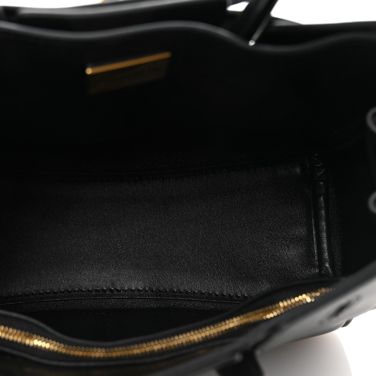 Balenciaga Smooth Calfskin Mini Bel Air Carry All Bag Black 5 of 10