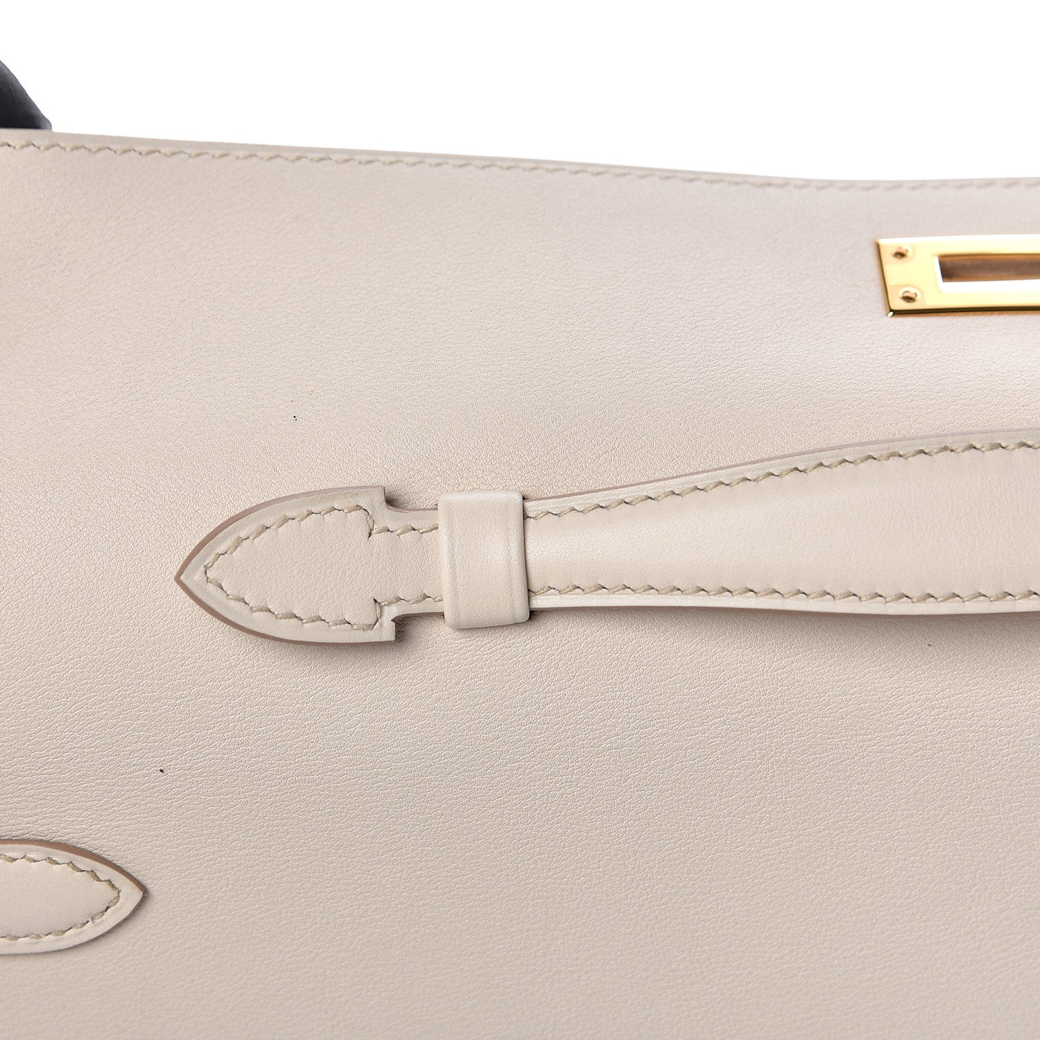Hermes Swift Kelly Cut Clutch Pochette Beton 17 of 24