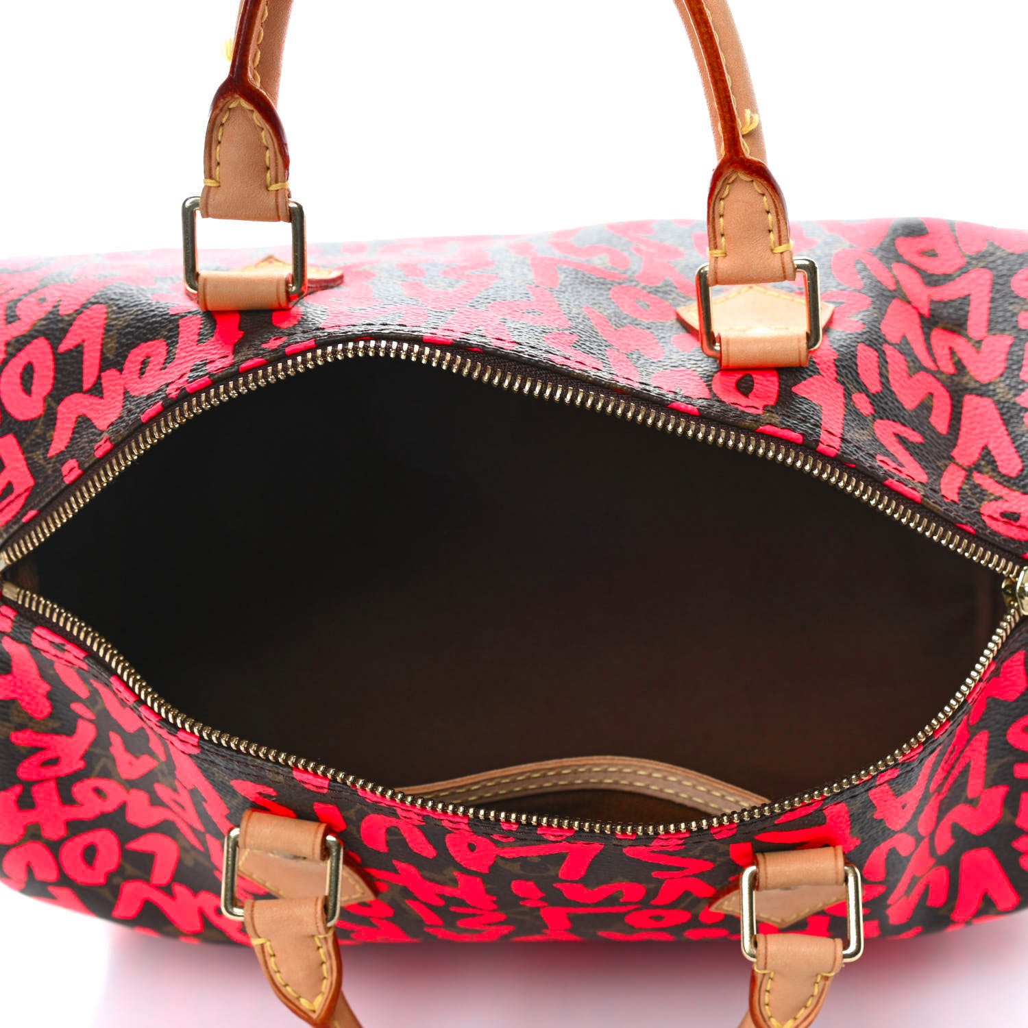 Louis Vuitton Monogram Graffiti Speedy 30 Fuchsia 4 of 4