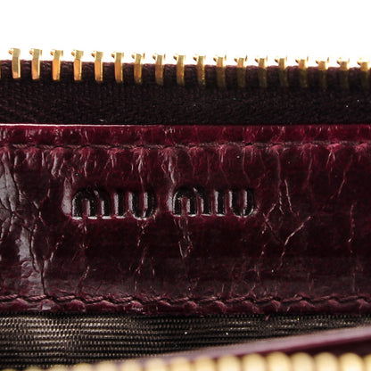 Miu Miu Nappa Matelasse Lux Zip Around Wallet Ribes 6 of 7