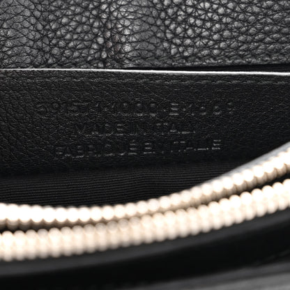 Balenciaga Grained Calfskin Le Dix Mini Soft Cartable Crossbody Black 6 of 9