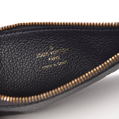 Louis Vuitton Empreinte Felicie Chain Wallet Zippered Insert Black 6 of 6