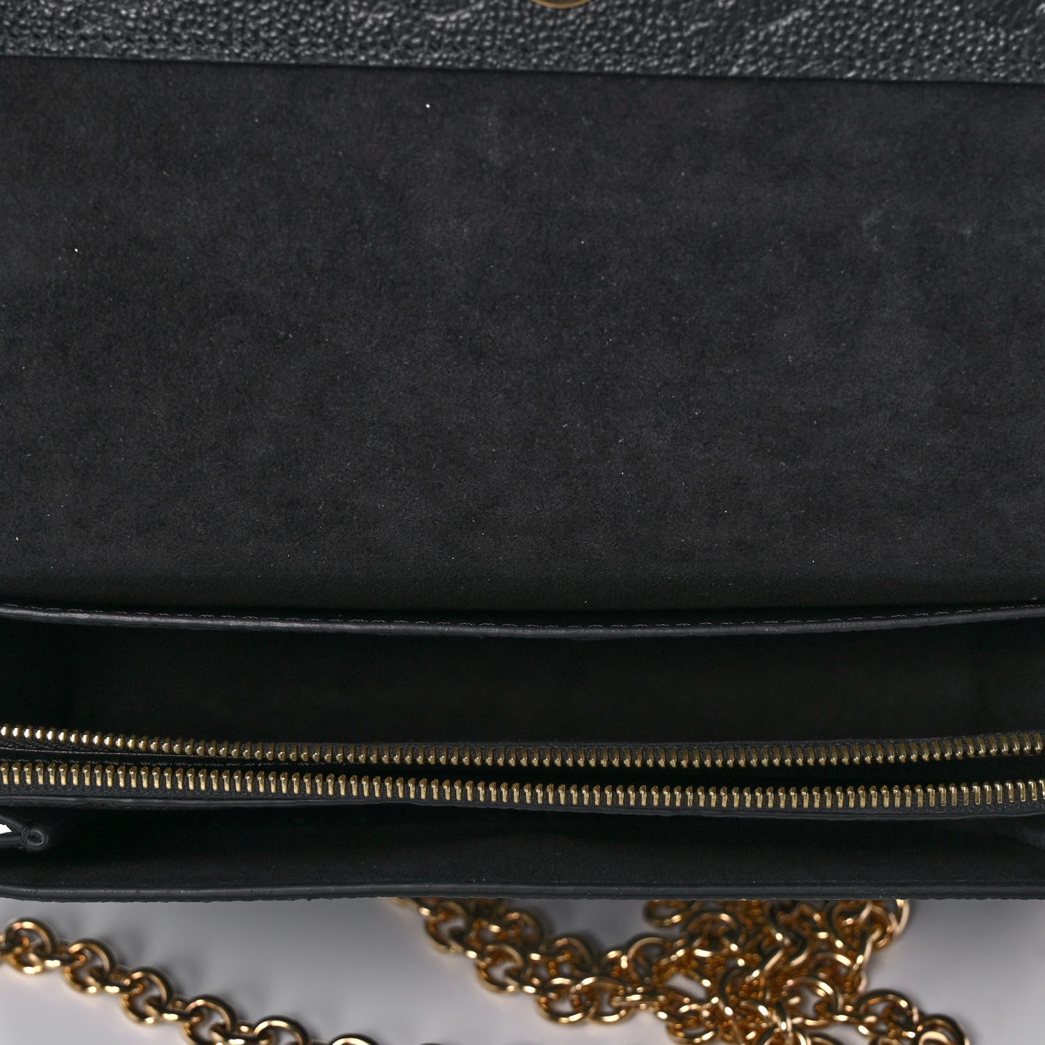 Louis Vuitton Empreinte Vavin Chain Wallet Black 4 of 9