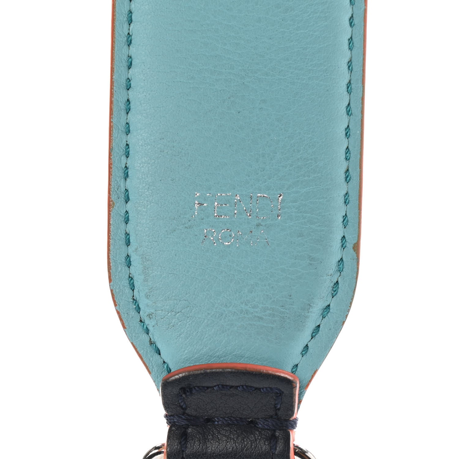 Fendi Calfskin Studded Strap You Navy Multicolor 3 of 5