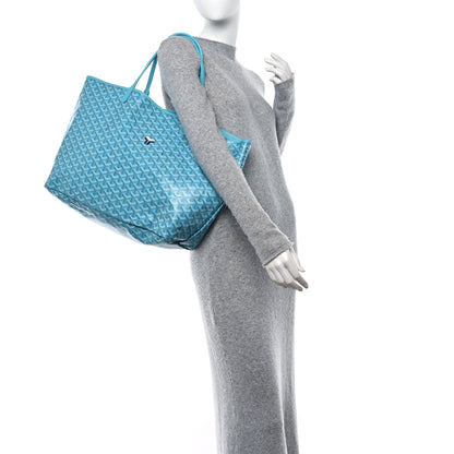 Goyard Goyardine Saint Louis GM Balise Beach Towel Set Turquoise 2 of 14