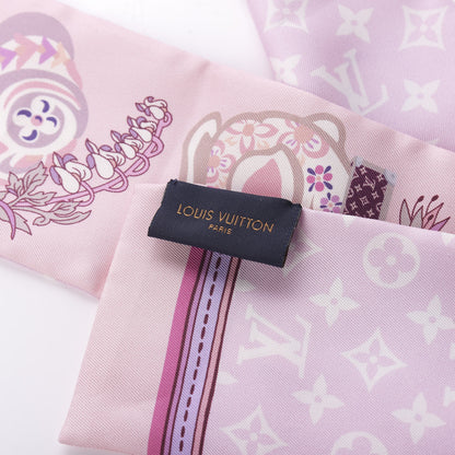 Louis Vuitton Silk Monogram Superstition Bandeau Light Pink 3 of 4
