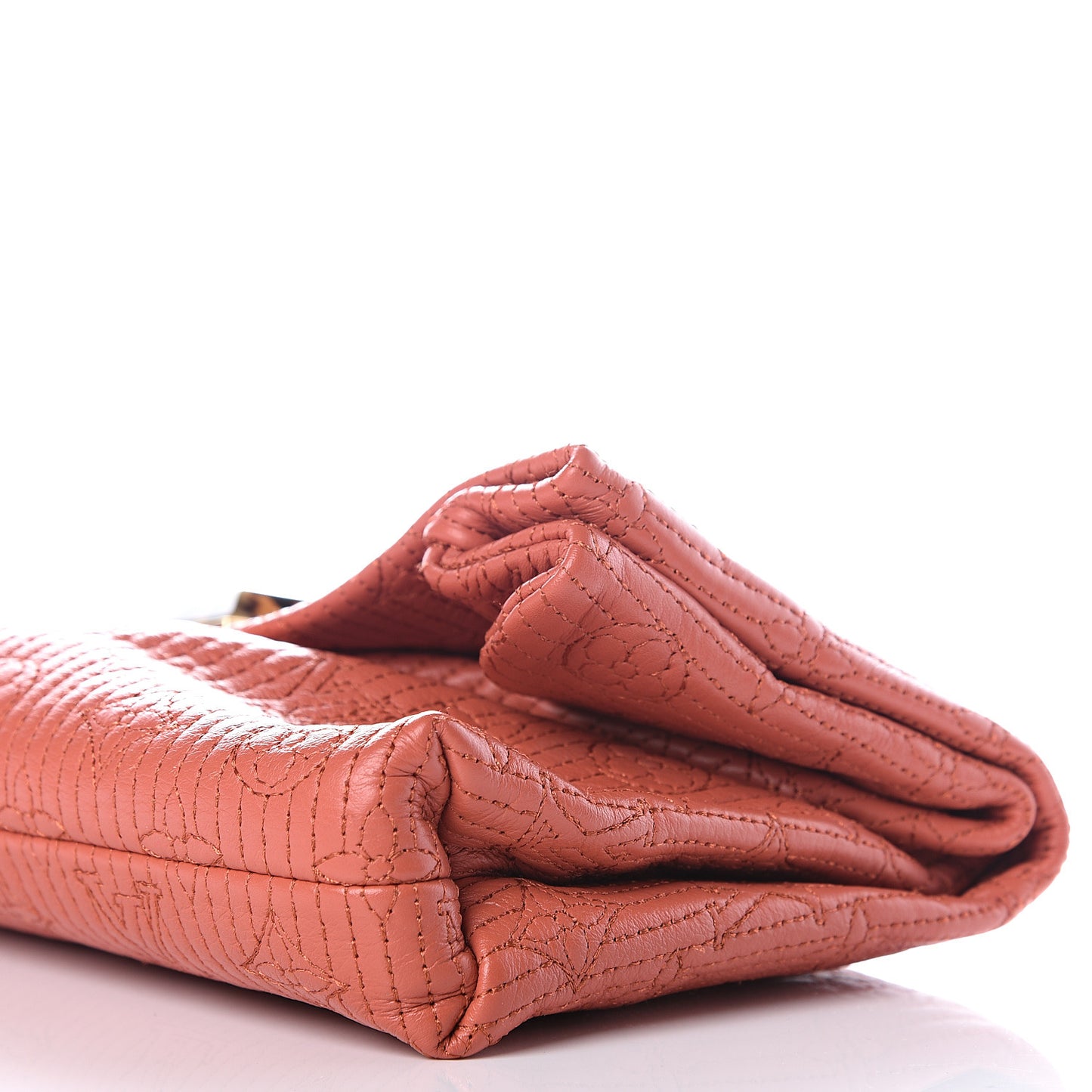 Calfskin Quilted Monogram Altair Clutch Rose