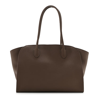 The Row Matte Grained Calfskin Marlo 14 Dark Olive 1 of 9