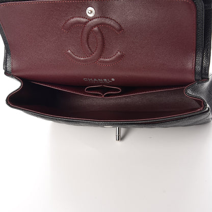 Chanel Caviar Quilted Medium Double Flap Black 5 of 10