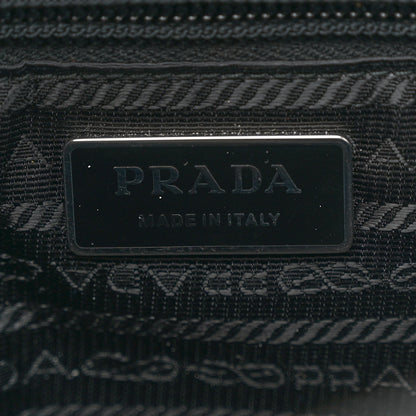 Prada Re-Nylon Vela Saffiano Pocket Double Zip Shoulder Bag Black 6 of 10
