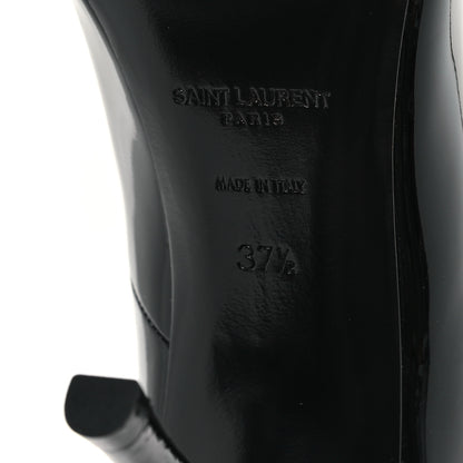 Saint Laurent Vernice Patent Maike Dream 90 Pumps 37.5 Black 7 of 9