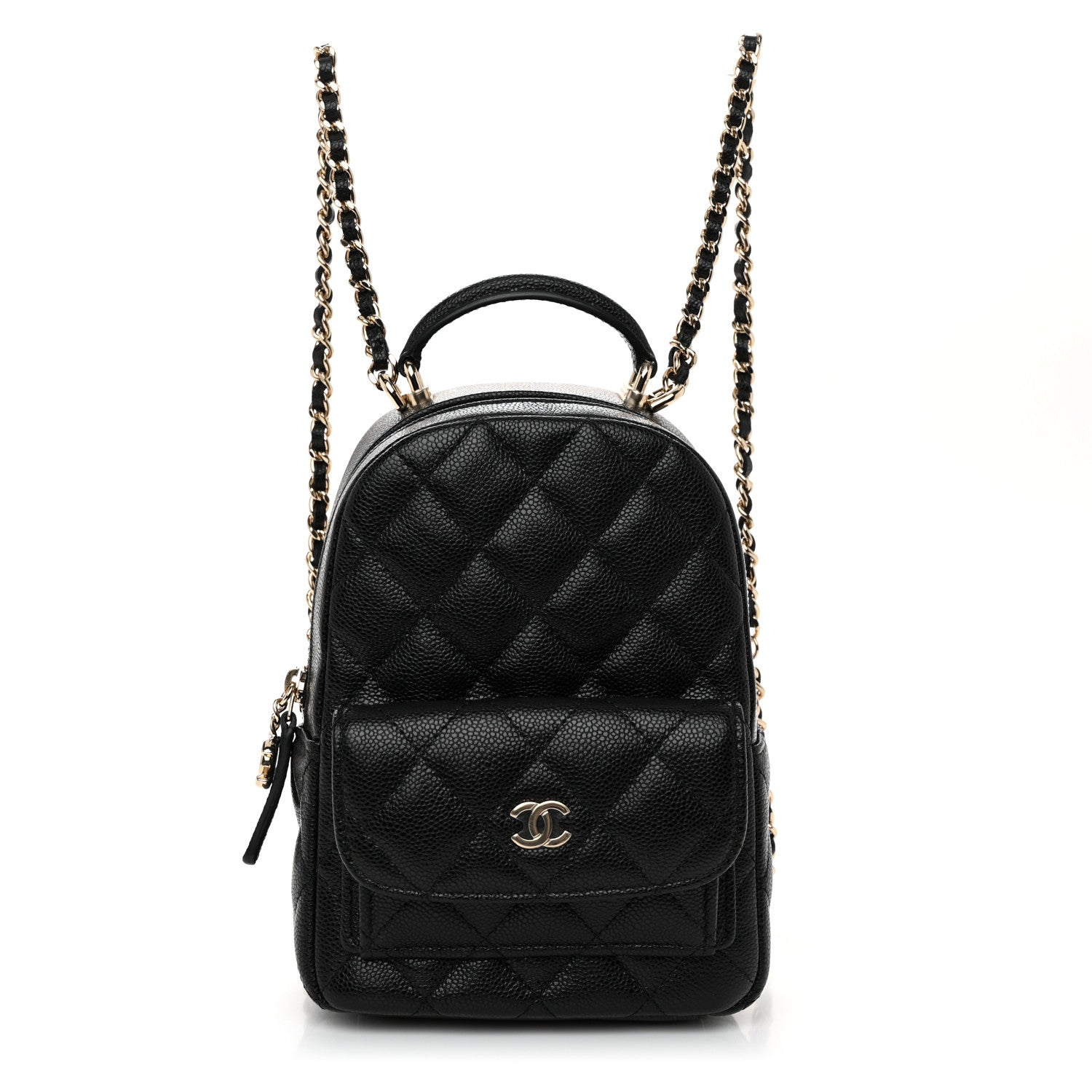 Chanel Caviar Quilted CC Mini Classic Backpack Black 1 of 11